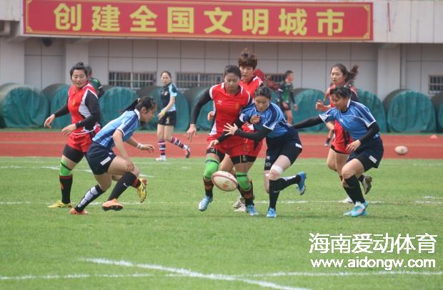 白沙女队挺进二青会橄榄球全国决赛