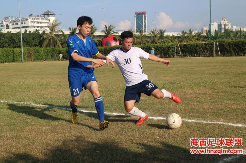 海口足球超级联赛淘汰赛：红酒点球胜香柏 飞虎射落环球