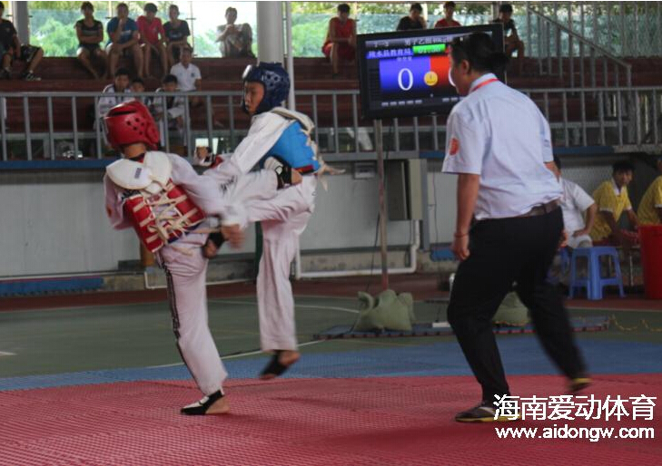 【跆拳道】2015海南省少年跆拳道锦标赛开幕  首日决出8枚金牌