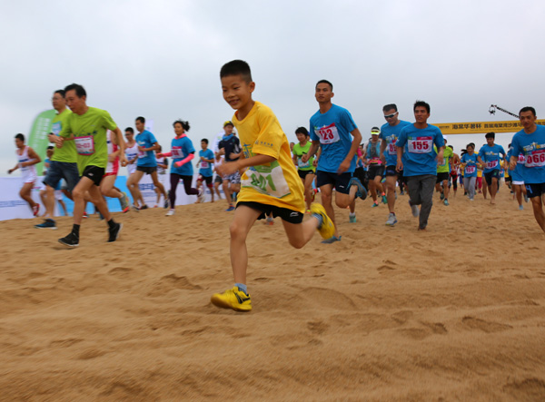 【跑步】海棠湾沙滩马拉松明年初开跑 总奖金为13.05万元  
