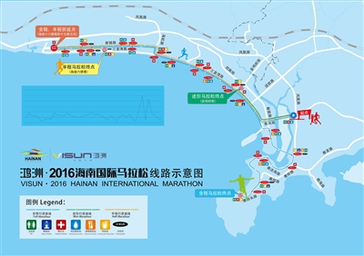 “向跑友发送防晒霜” 2016海南国际马拉松赛暖心服务跑友须知