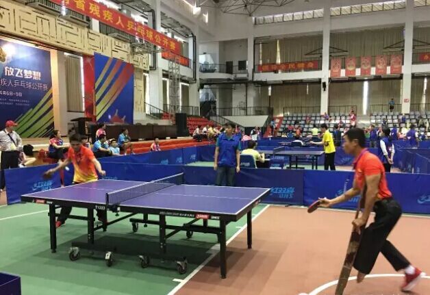 海南省首届残疾人乒乓球赛屯昌开拍  最小参赛选手仅10岁
