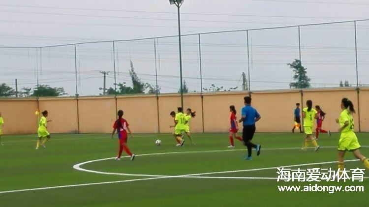 2016海南省中学生足球联赛 初中男子组产生八强、中学女子组产生四强