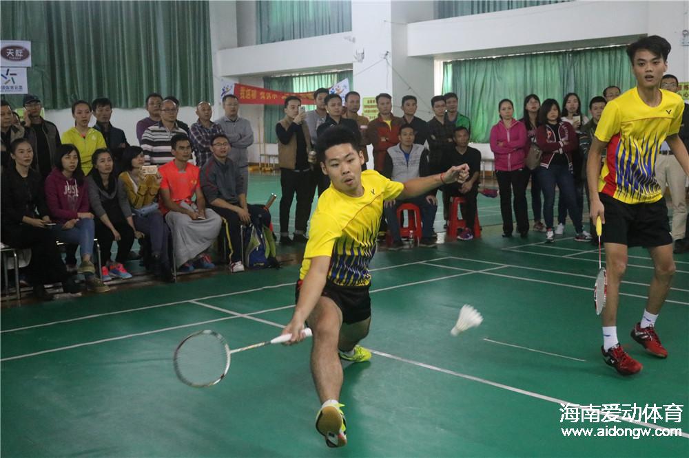 2016年海南省全民健身运动会“天际杯”海南业余羽毛球赛半决赛战罢
