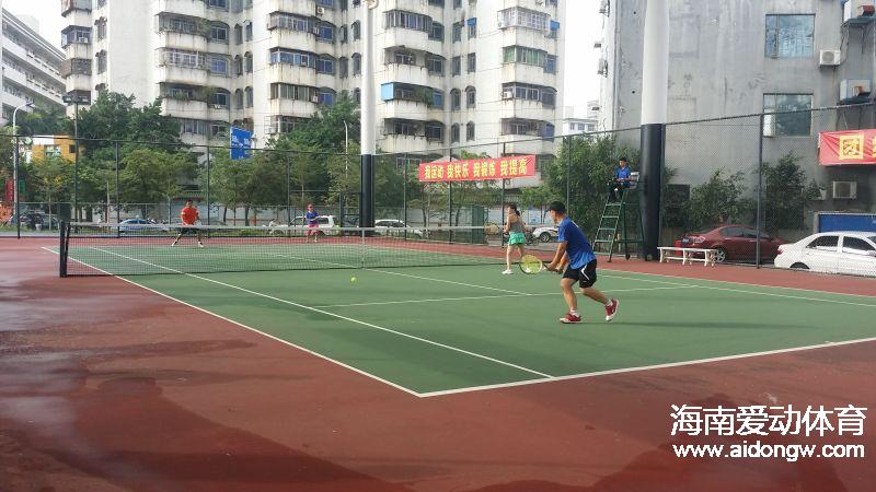 海南省网球团体赛收拍