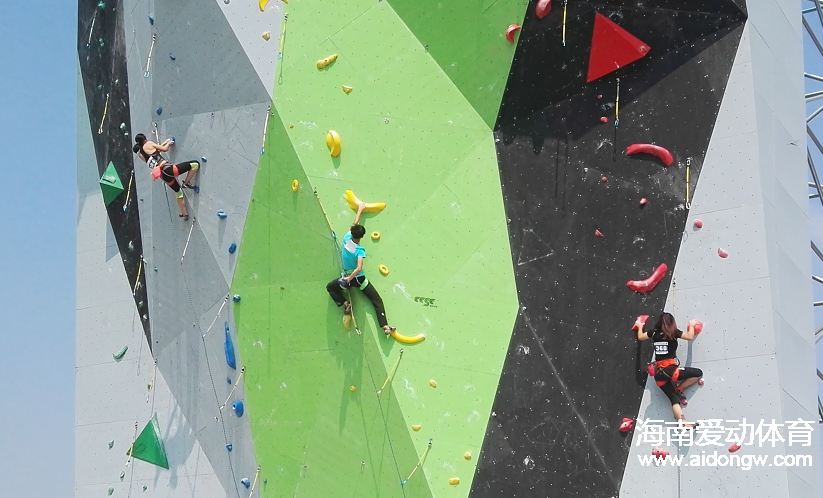 攀岩项目首次入选全运会 海南6名运动员参加入围赛