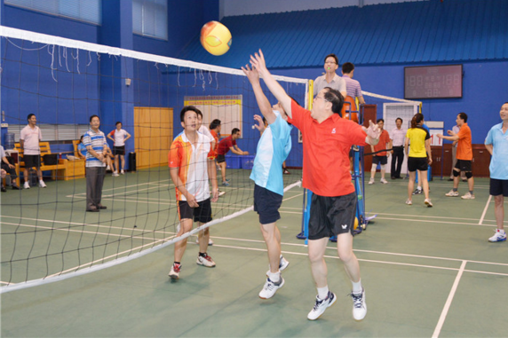 第十届海南省老年人运动会 气排球选拔赛在海口举行