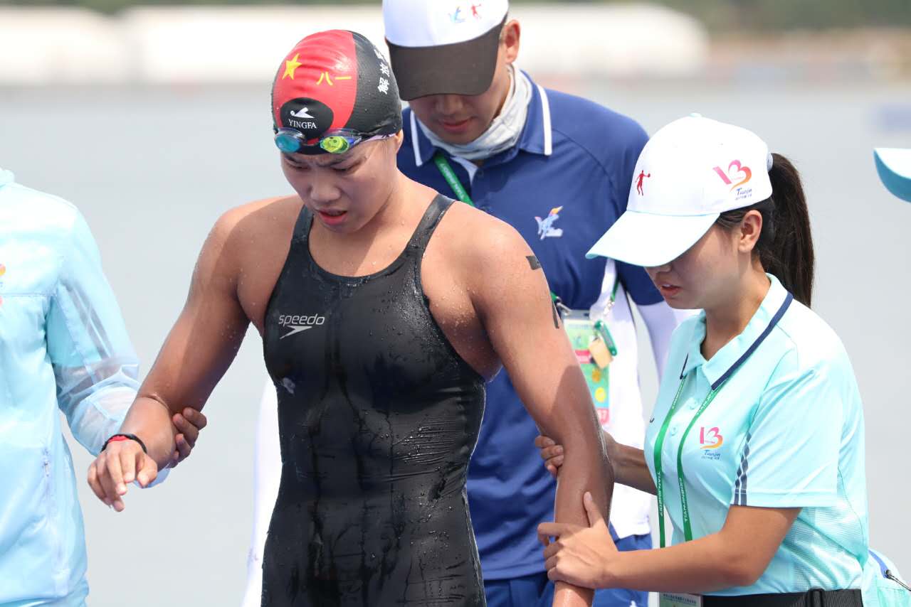 喜讯！海南选手闫思宇获马拉松游泳铜牌