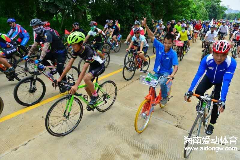 海南省美丽乡村骑行活动开幕 200名市民参加