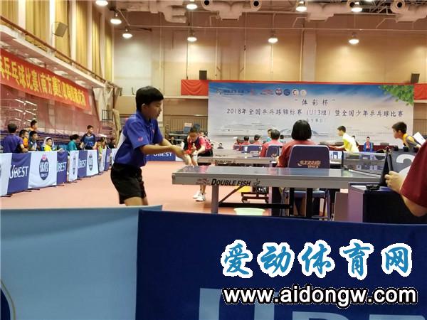 喜讯！海南选手林诗栋获全国乒乓球锦标赛(U13组)南方赛区男子单打冠军 　　
