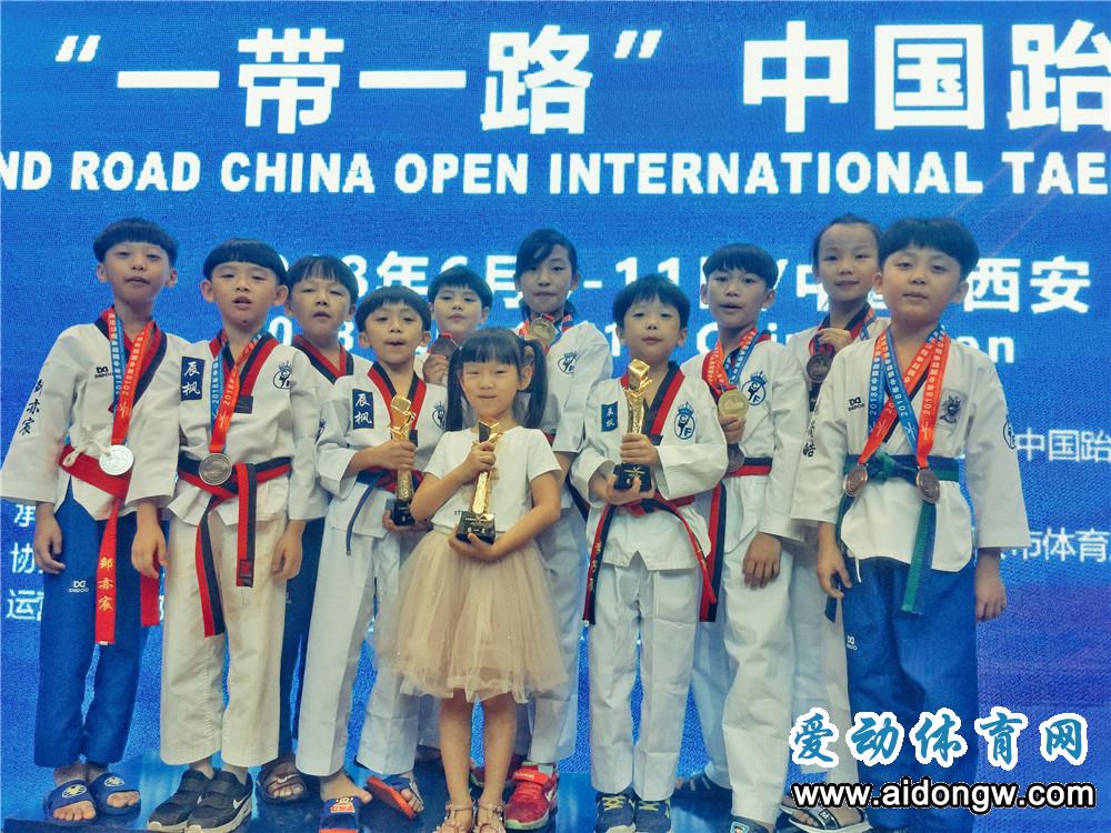“一带一路”中国跆拳道国际公开赛品势竞赛：海南代表团斩获4金1银5铜