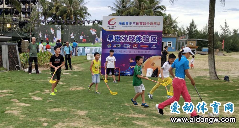 海南青少年体育联合嘉年华沙滩旱地冰球体验营圆满结束    