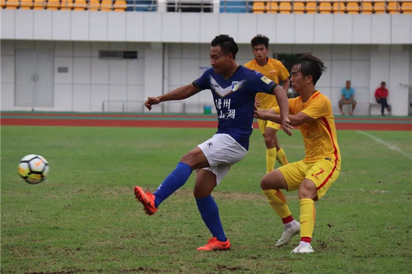 U19国青海口备战亚青赛 友谊赛1-1战平海南海口队