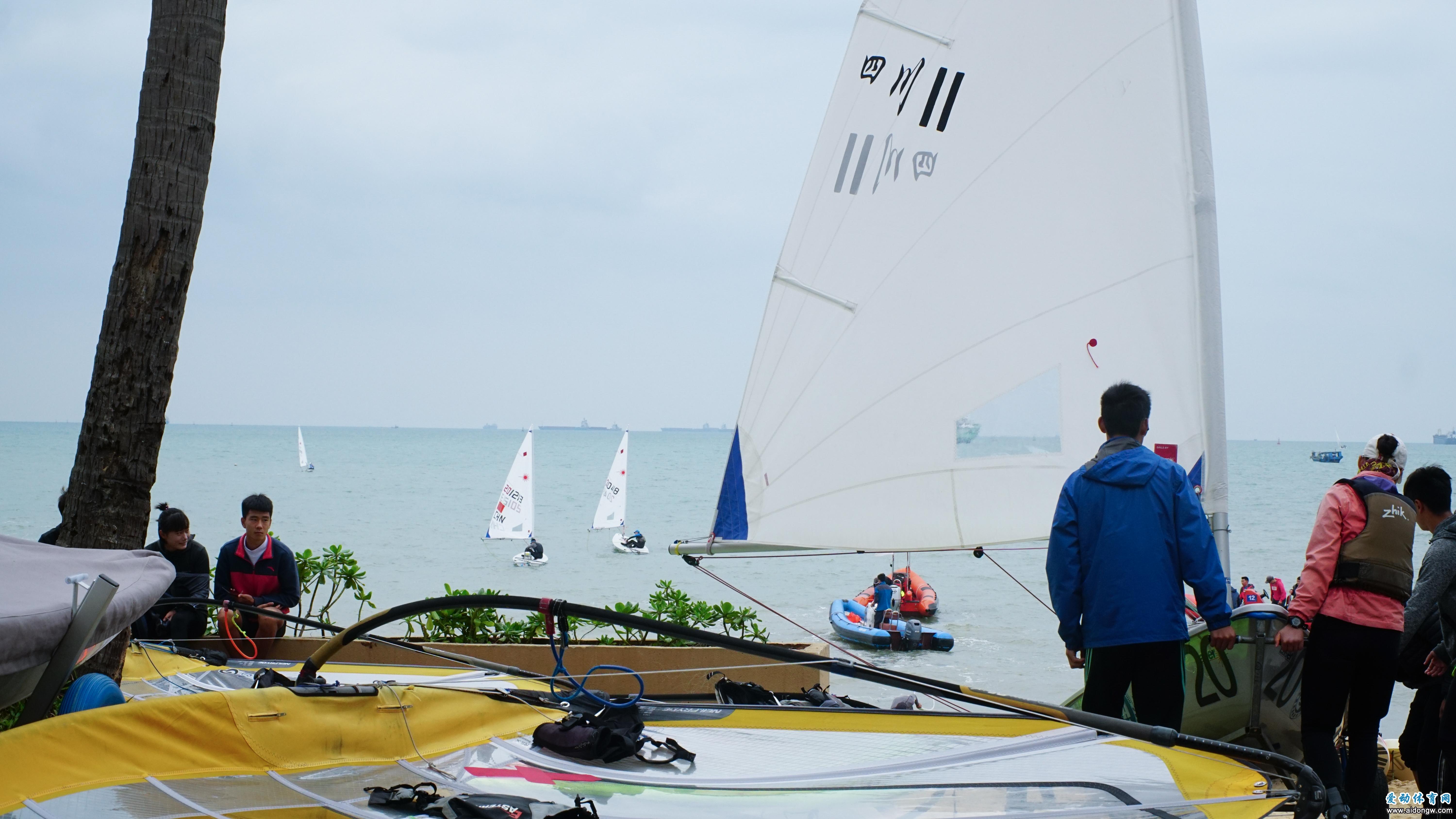 中国帆船联赛总决赛 海南选手毕焜暂列组别第一