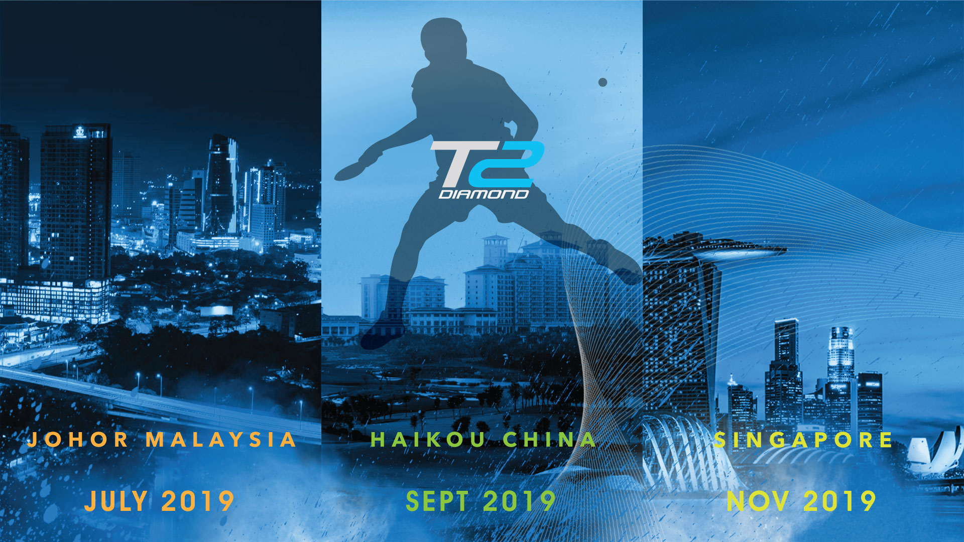 国际乒联T2钻石赛9月海口挥拍 32名顶级乒球高手参赛