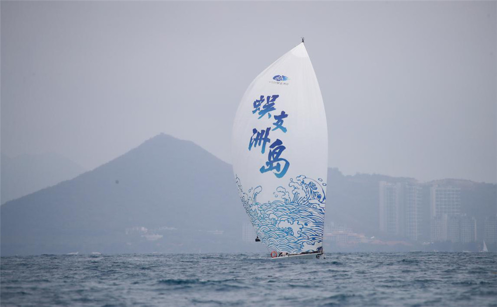 海帆赛蜈支洲岛号圆梦西沙 获三亚-三沙拉力赛冲线冠军！