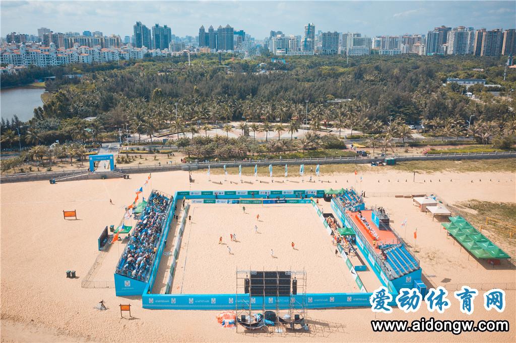 国际沙足赛搅热海口沙足氛围 海口添“体育+旅游”融合发展新名片