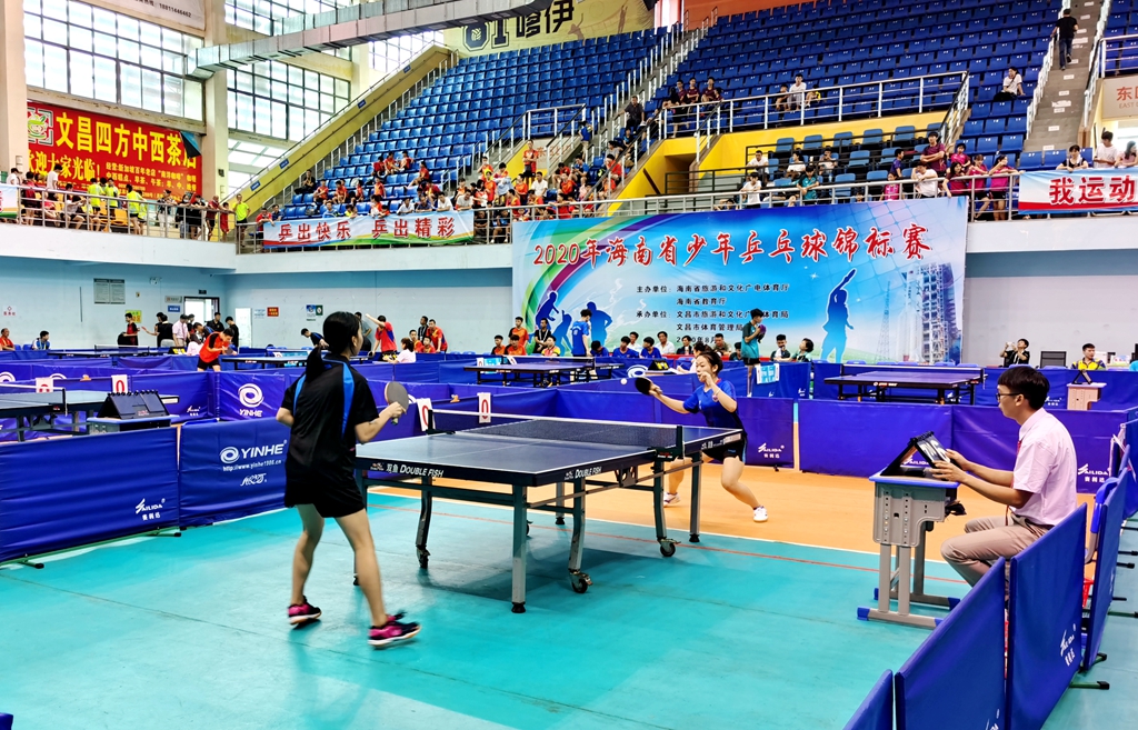 2021年海南省少年乒乓球赛（U10）23日澄迈挥拍