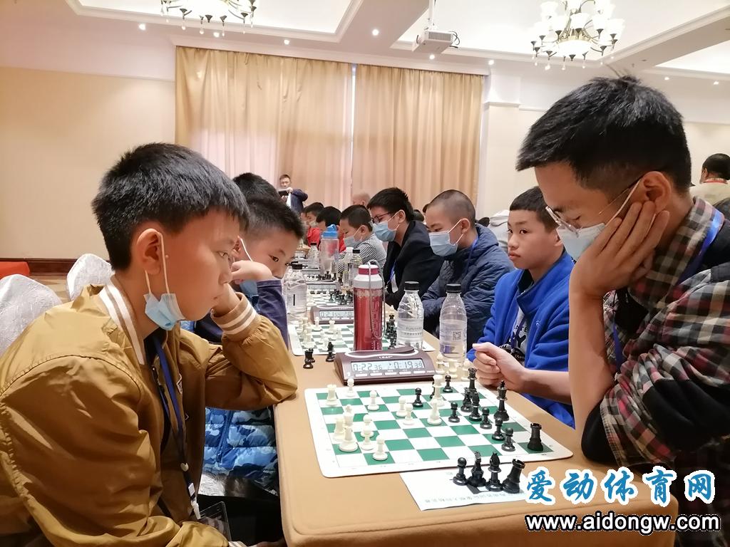 2021年海南省国际象棋公开赛12日澄迈落子