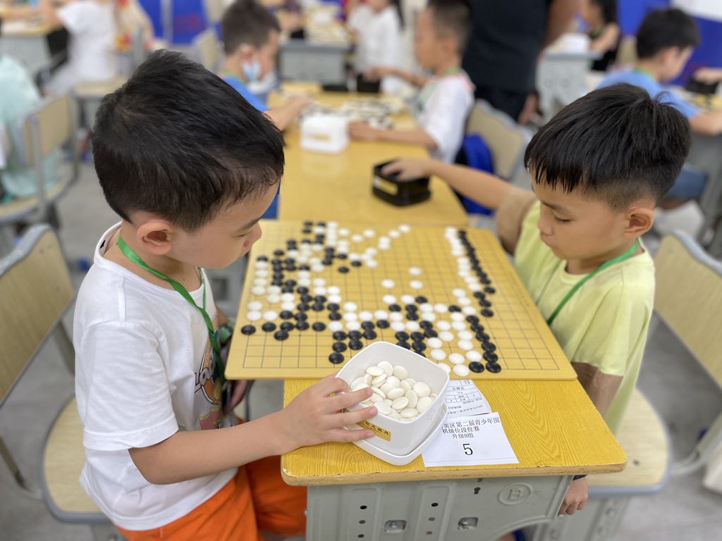 2022海口秀英区第二届青少年围棋级位段位赛举行