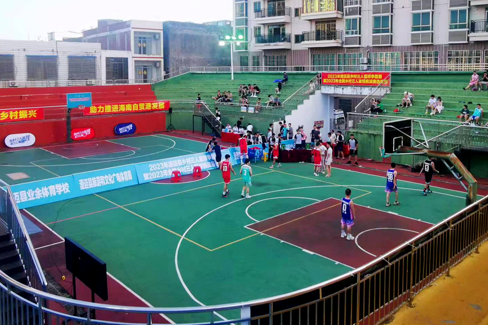 2023年澄迈县乡村三人篮球争霸赛鸣哨