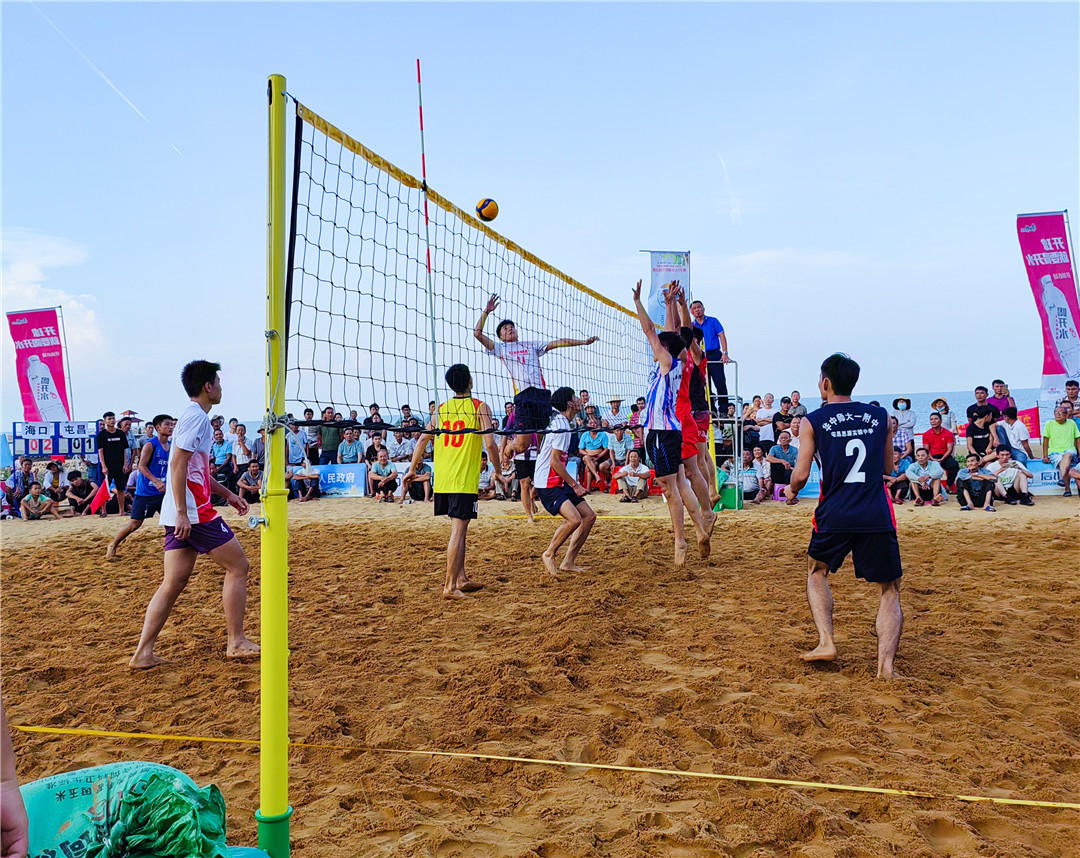 海南大学夺冠！2023临高“海丰杯”男子六人沙滩排球挑战赛收官