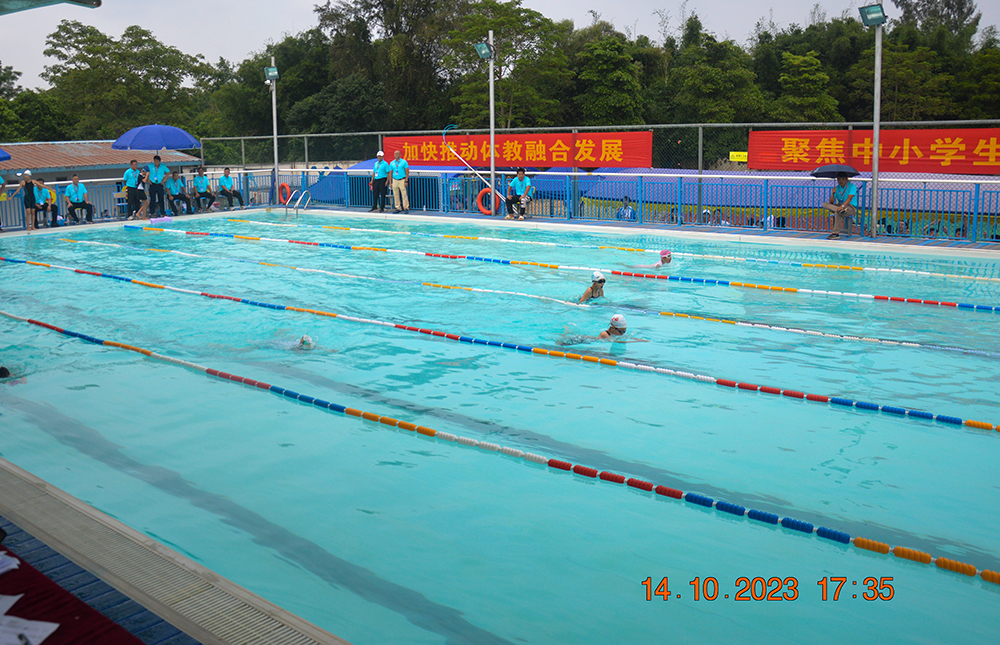 2023年澄迈县中小学生游泳比赛圆满结束