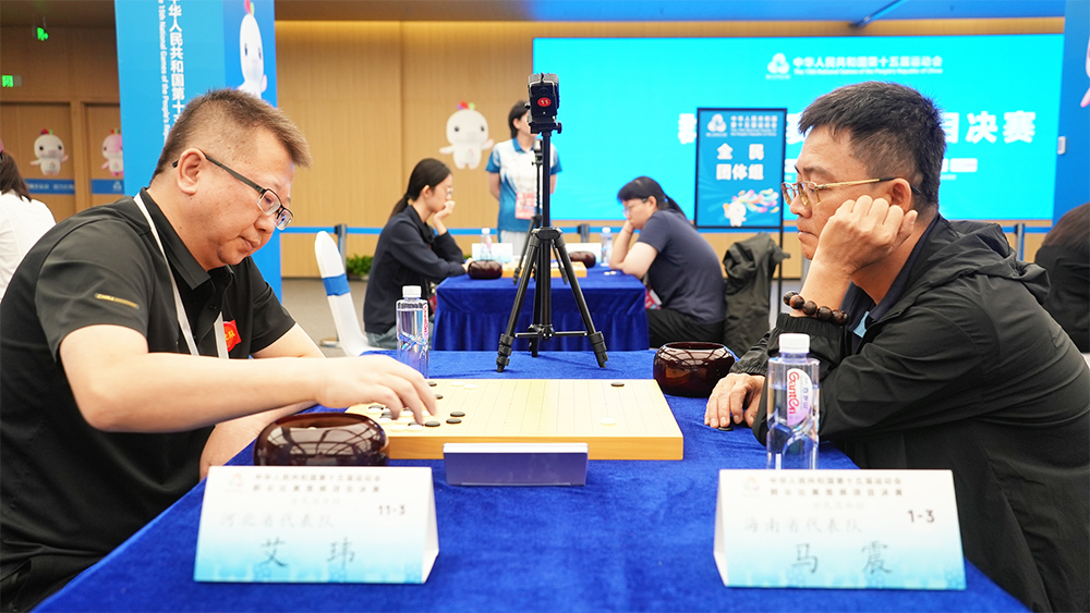 海南围棋取得历史性突破，获全运会混合双人业余组第八名