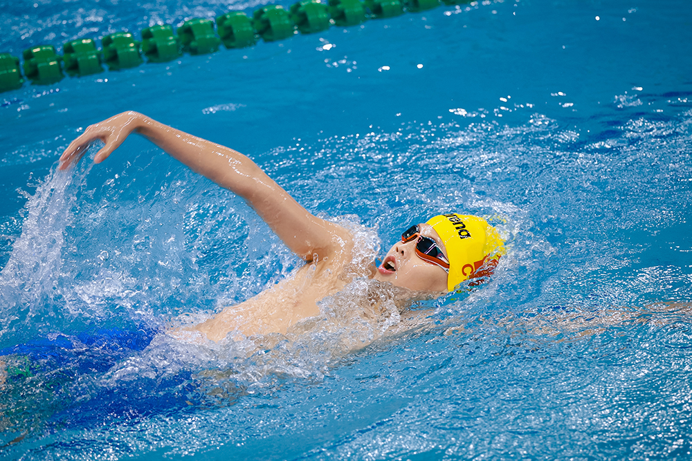 海南琼海游泳队，历史首金！