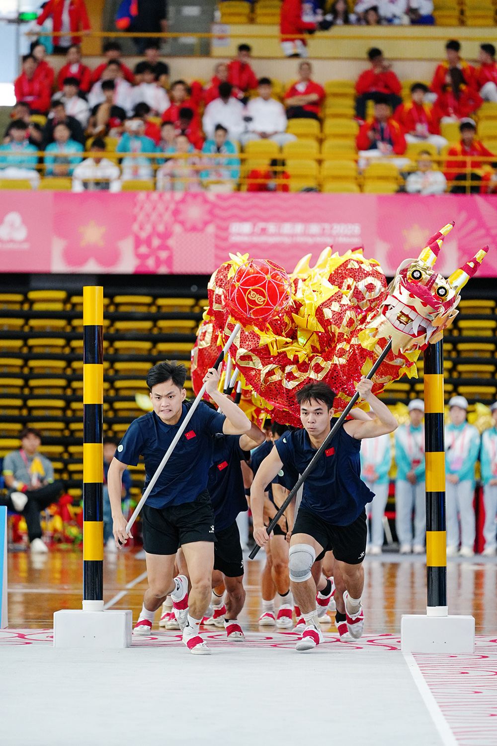 海南舞龙舞狮队荣获全运会三等奖！