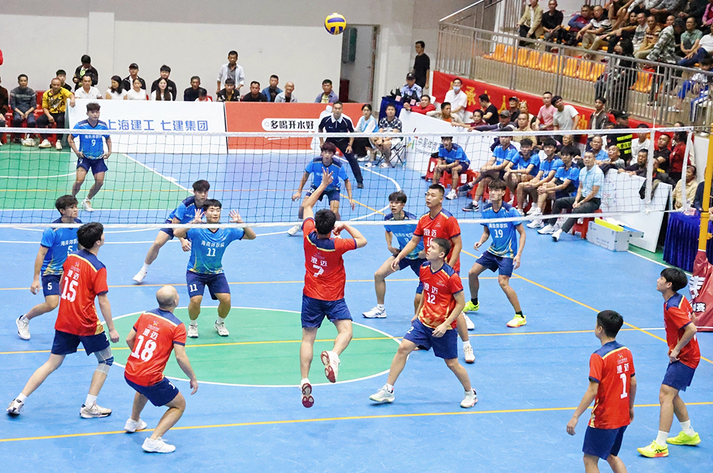 2025海南省排球联赛定安站收官 万宁三战全胜领跑B组