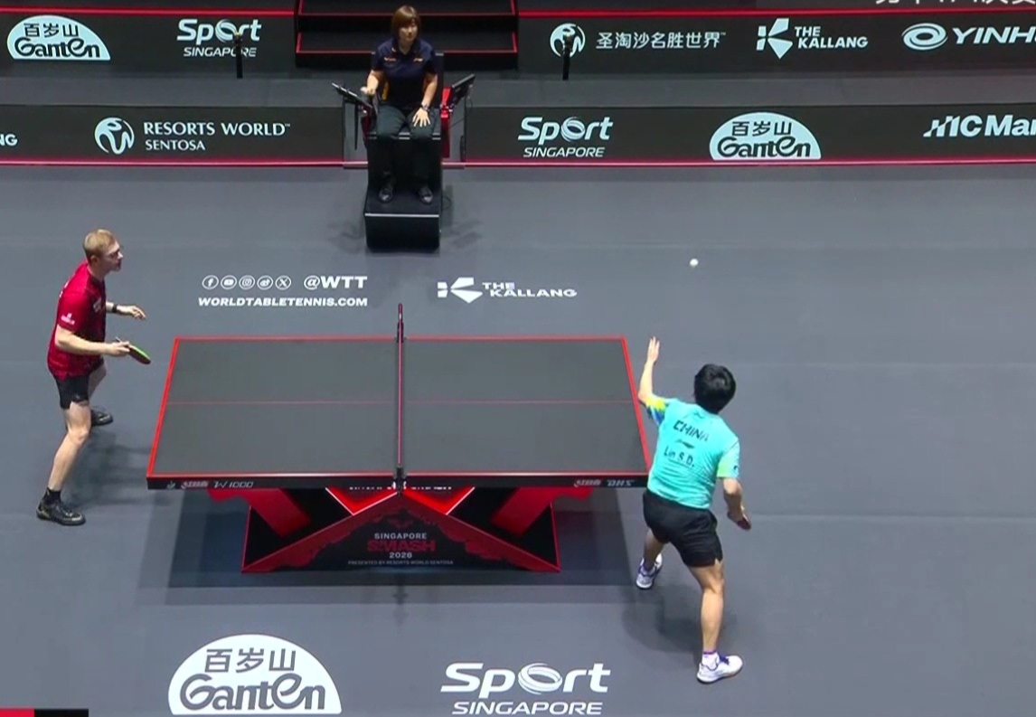 林诗栋止步WTT新加坡大满贯男单八强