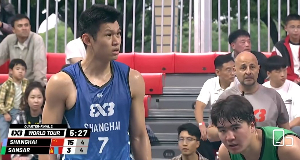 吴星锐率队获得FIBA三人篮球上海大师赛季军