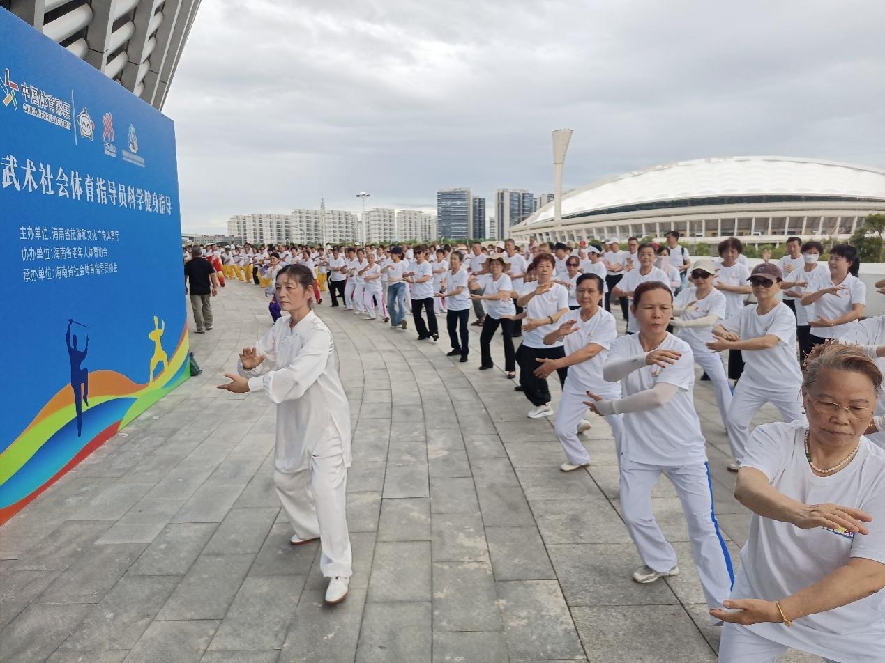 观大赛舞太极！海南省武术社会体育指导员科学健身指导活动海口举办
