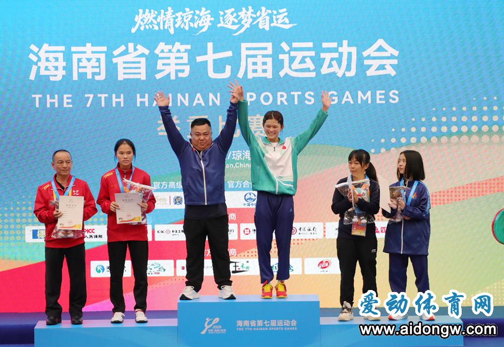 海南省第七届运动会举重琼海开赛