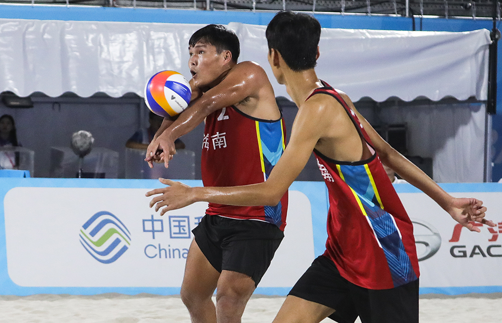 十五运沙排：林美媚/谢虹、曹德钰/翁先武取两连胜