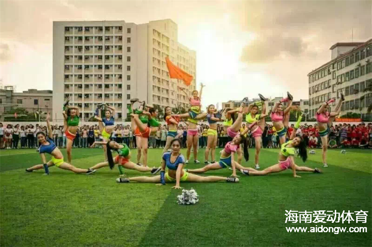 球照2016年海南省大学生足球拉拉队11支参赛队伍展示